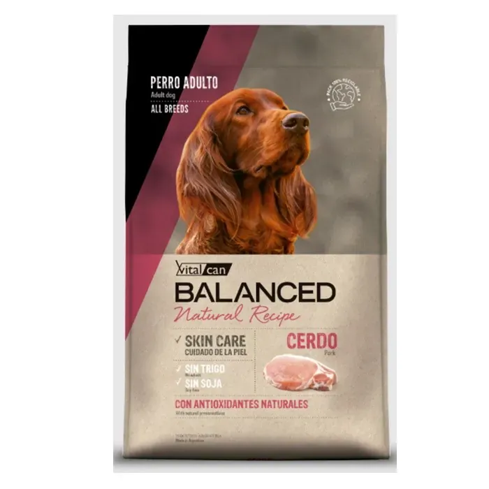 Balanced Cerdo Perro Adulto 15+3kg