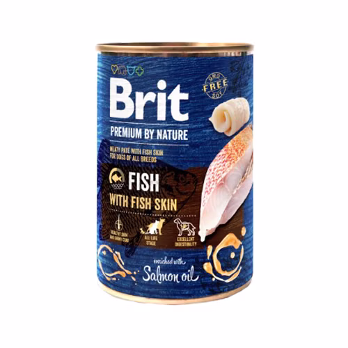 Brit Premium By Nature Whit Fish Skin 400g
