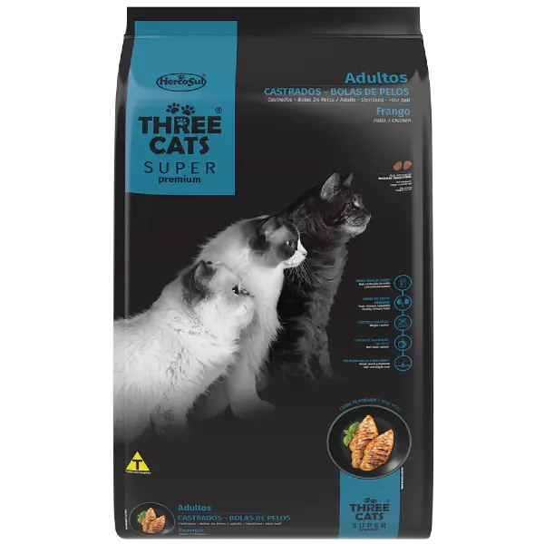 Three Cats Super Premium Bola de Pelo 10kg
