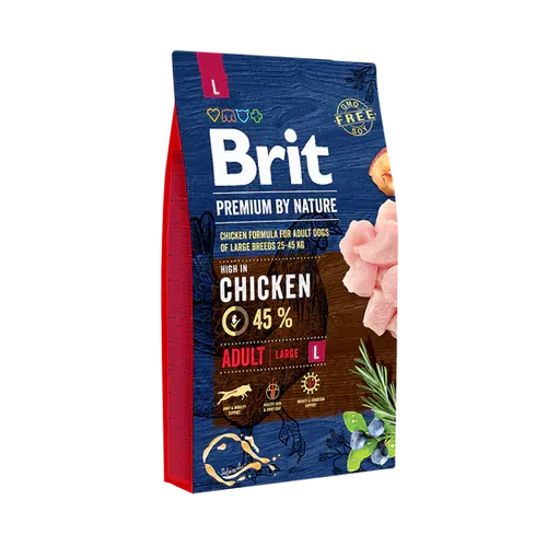 Brit Premium Perros Adulto Raza Mediana y Grande 15kg
