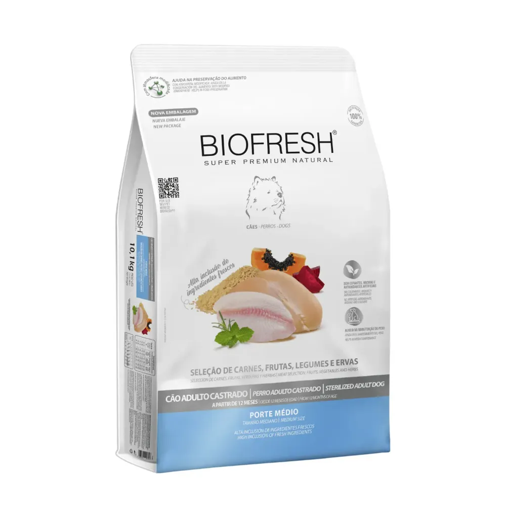 Biofresh Perro Adulto Castrado Raza Mediana 10,1kg