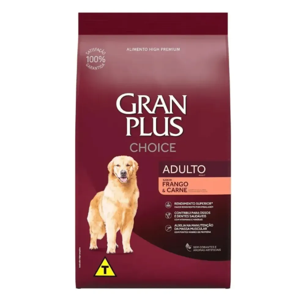 Gran Plus Choice Perro Adulto 20kg Pollo y Carne
