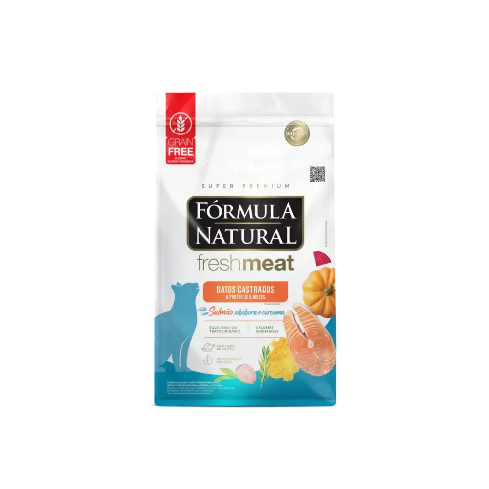 Formula Natural Gato Adulto Castrados Salmón 10,1kg 