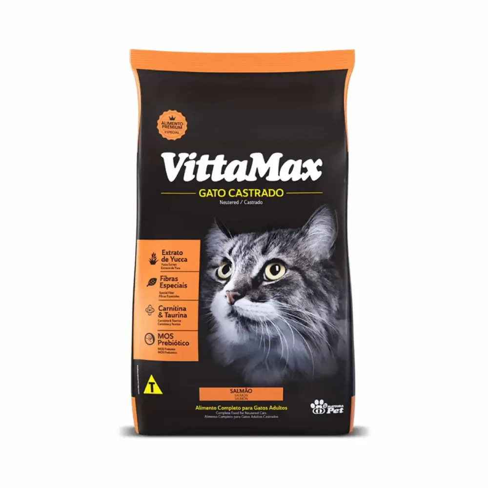Vittamax Gold Gatos Castrado Salmón 10,1kg