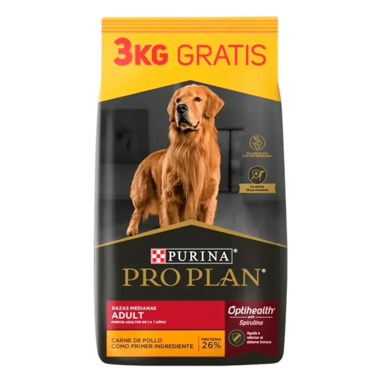 Pro Plan Adulto Razas Medianas 15+3kg