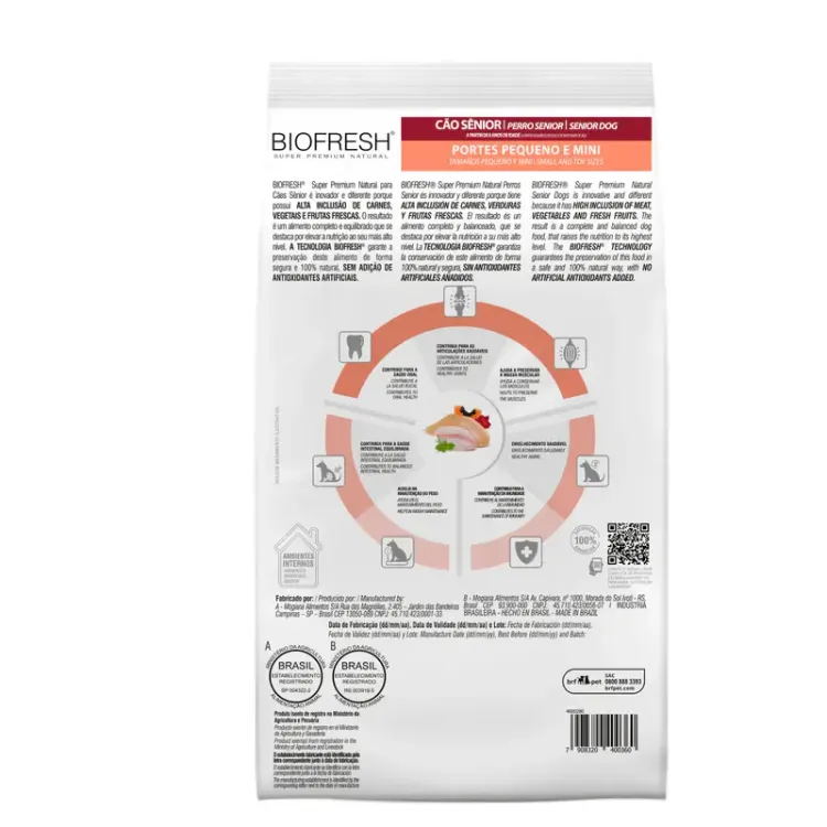 Biofresh Perro Senior Raza Pequeña y Mini 1kg