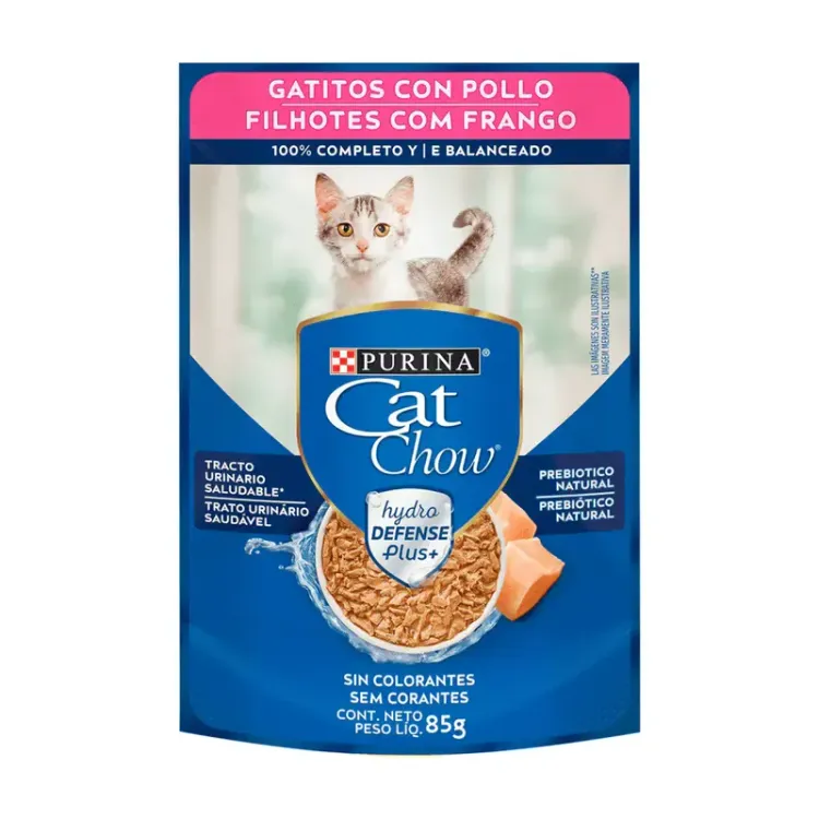 Sachet Cat Chow Gatito Pollo 85g