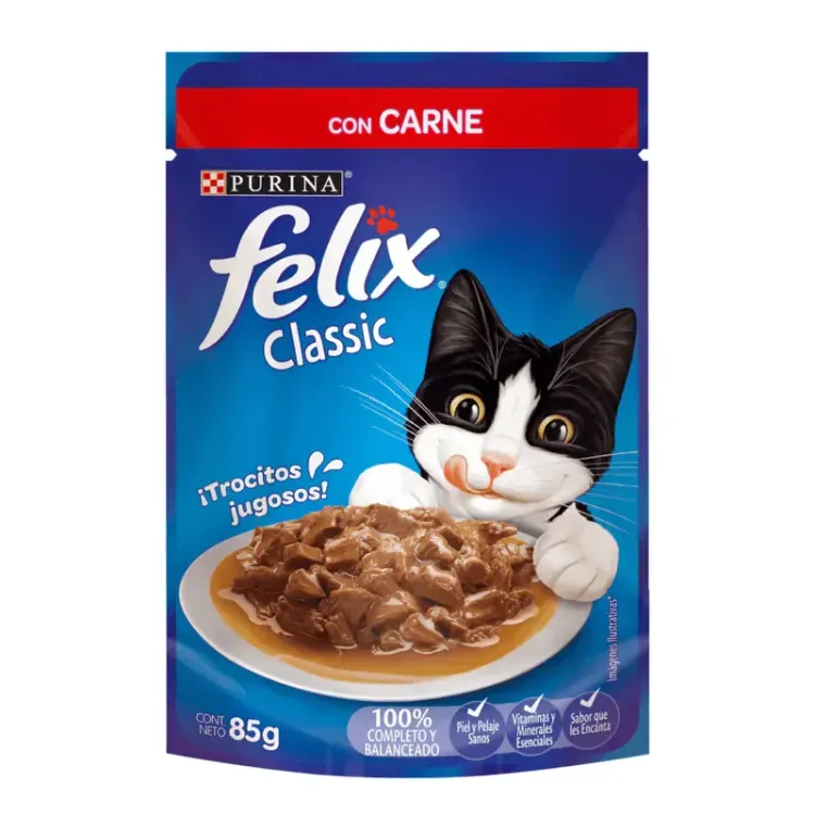 Sachet Felix Gato Carne 85g