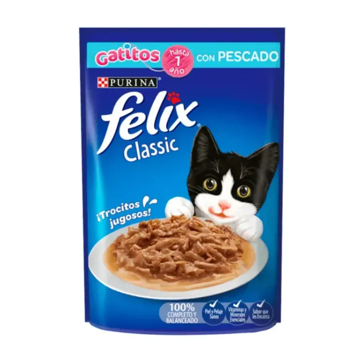 Sachet Felix Gatito Pescado 85g