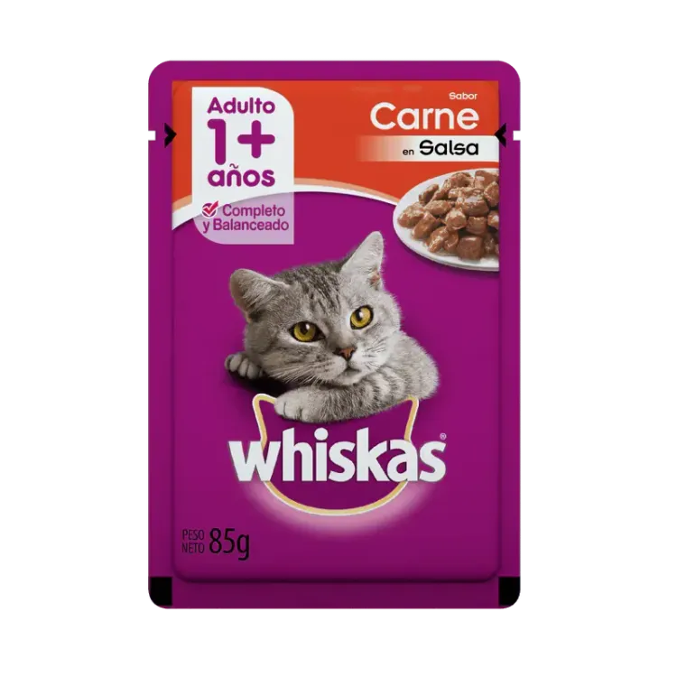 Sachet Whiskas Adulto Carne 85g