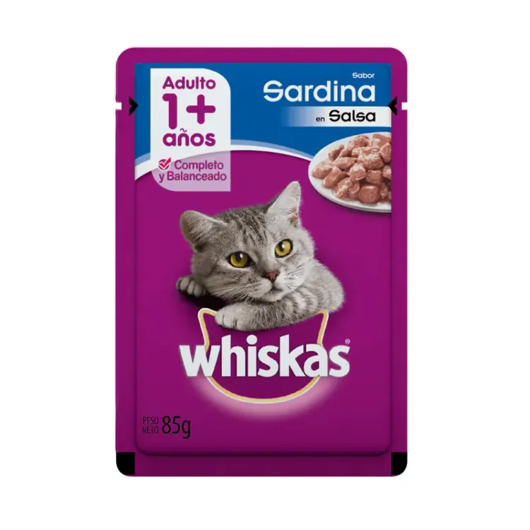 Sachet Whiskas Adulto Sardina 85g