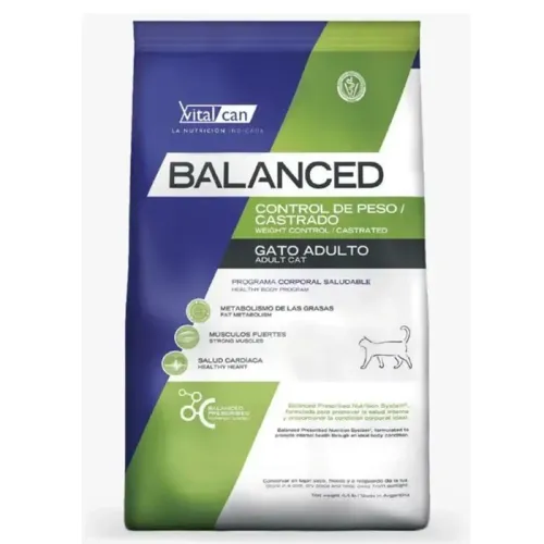 Balanced Gatos Castrados 7,5kg