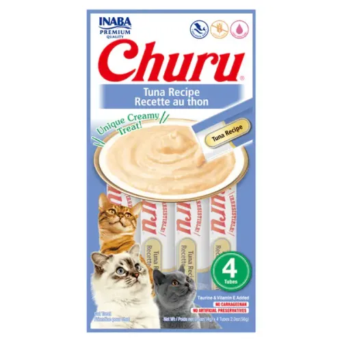 Churu Snacks Gato Atún - 4 tubos  